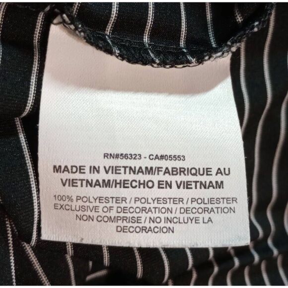 Nike Shirt Men's Extra Large Black White Polo Dri-Fit Short‎ Sleeve - Picture 8 of 9